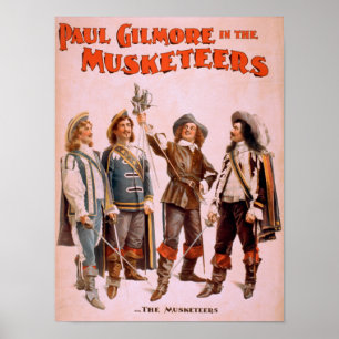 Affiche Paul Gilmore dans les mousquetaires théâtraux