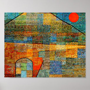 Affiche Paul Klee, Ad Parnassus,