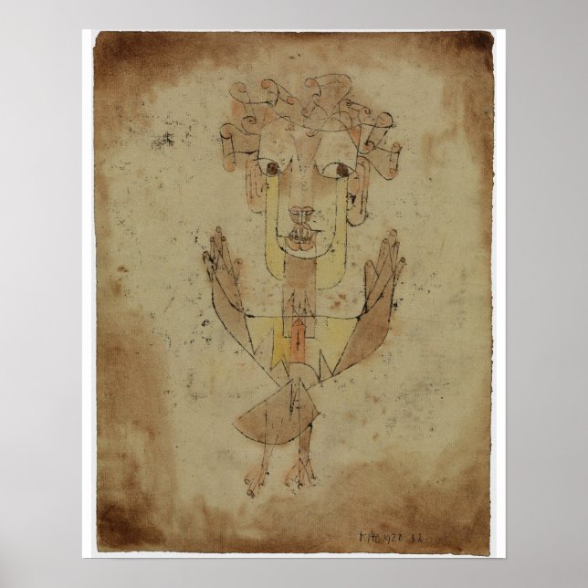 Affiche Paul Klee - Angelus Novus (Devant)