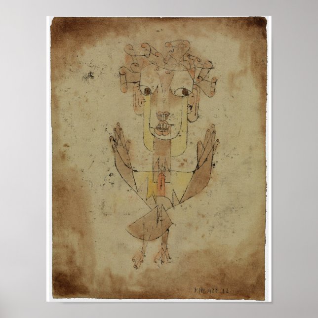 Affiche Paul Klee - Angelus Novus (Devant)