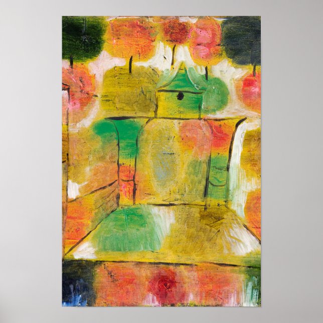 Affiche Paul Klee architecture (Devant)