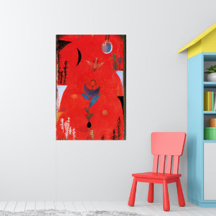 Affiche Paul Klee art - Mythe des fleurs.