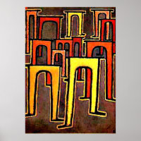 Paul Klee art - Révolution du Viaduc-1937
