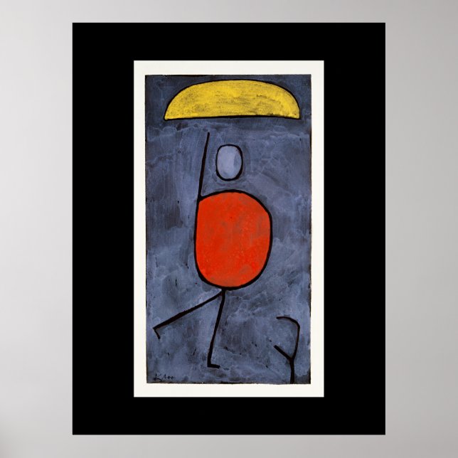Affiche Paul Klee - Avec Parapluie (Devant)