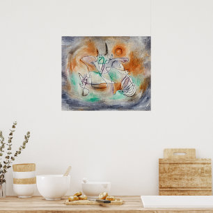 Affiche Paul Klee - Chien Hurleur,