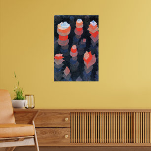 Affiche Paul Klee - Croissance des Plantes de nuit