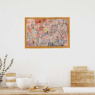 Affiche Paul Klee, Feuillage clairsemé,