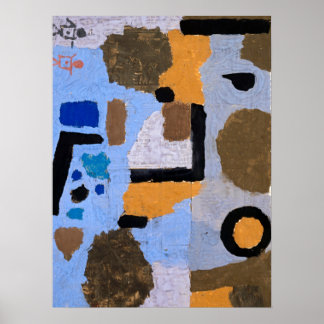 Affiche Paul Klee Peinture Abstraite Art moderne