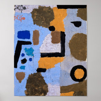 Affiche Paul Klee Peinture Abstraite Art moderne