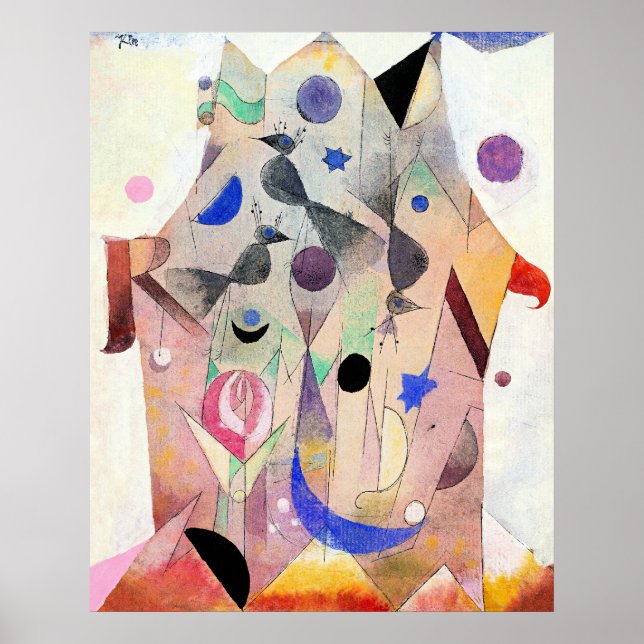 Affiche Paul Klee - Persian Nightingdales (Devant)