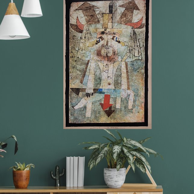 Affiche Paul Klee - The Wild Man, (Salon 1)