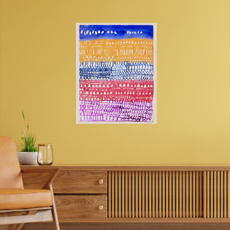 Affiche Paul Klee - Vieille Ville, 