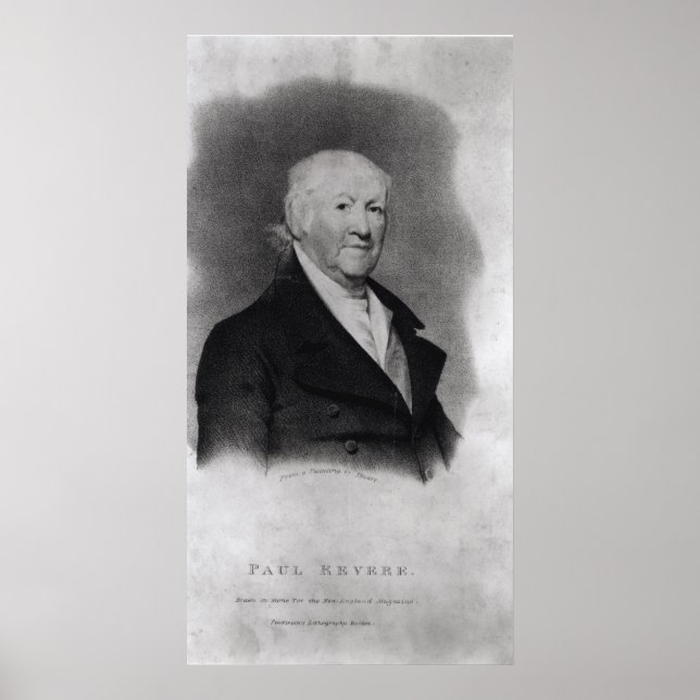 Affiche Paul Revere, du "New England Magazine" (Devant)