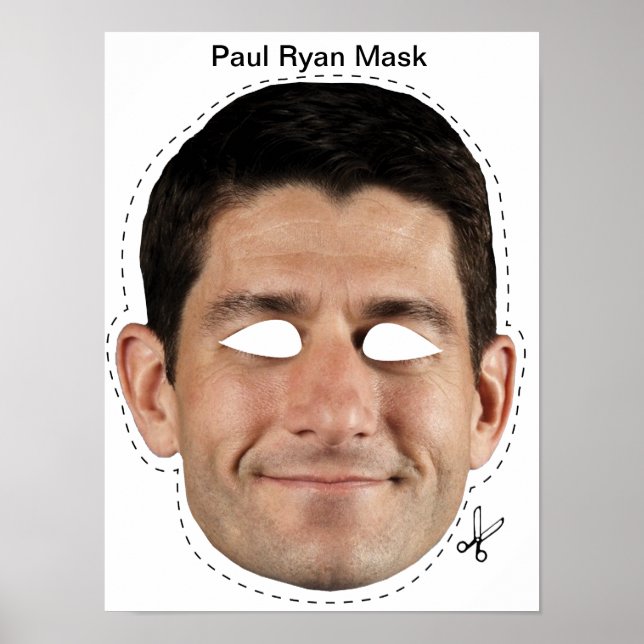 Affiche Paul Ryan Mask (Devant)