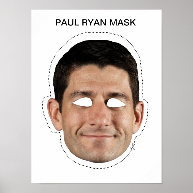 Affiche Paul Ryan Mask (Devant)
