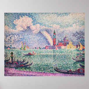 Affiche Paul Signac - Arc-en-ciel, Venise