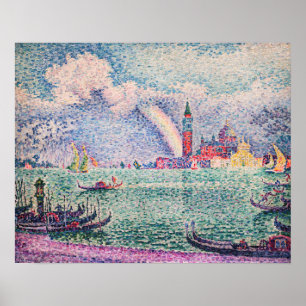 Affiche Paul Signac - Arc-en-ciel, Venise