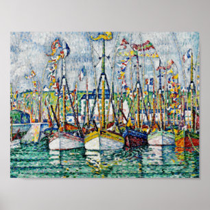 Affiche Paul Signac - Bénédiction De La Flotte De Thon À G