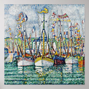 Affiche Paul Signac - Bénédiction De La Flotte De Thon À G