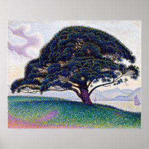 Affiche Paul Signac Bonaventure pin CC1265 Pointillisme XL