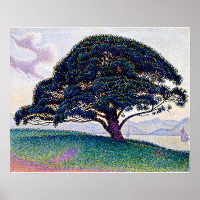Affiche Paul Signac Bonaventure pin CC1265 Pointillisme XL (Devant)