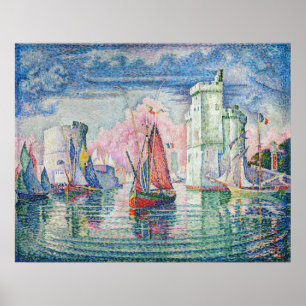 Affiche Paul Signac - Entrée du port de La Rochelle