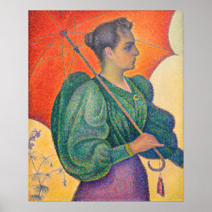 Affiche Paul Signac - Femme avec un parasol