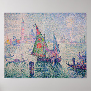 Affiche Paul Signac - La Voile Verte