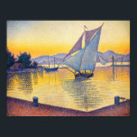 Affiche Paul Signac - Le Port au coucher du soleil, Opus 2<br><div class="desc">Le Port au coucher du soleil,  Opus 236 (Saint-Tropez) / Le Port au soleil couchant,  Opus 236 (Saint-Tropez) - Paul Signac,  Huile sur toile,  1892</div>