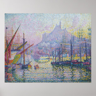Affiche Paul Signac - Notre-Dame-de-la-Garde, Marseille
