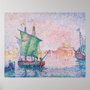 Affiche Paul Signac - Venice, The Pink Cloud