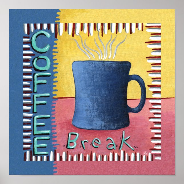 Affiche Pause café (Devant)