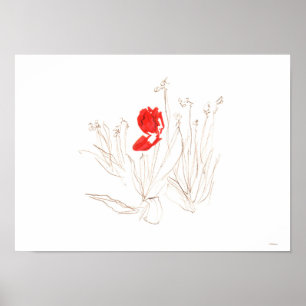 Affiche Pauvre tulipe