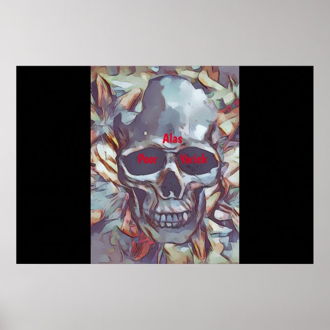 Affiche Pauvre Yorick Hélas (Devant)