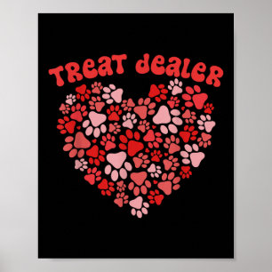 Affiche Paw Design Shirt Traite Concessionnaire Amoureux d