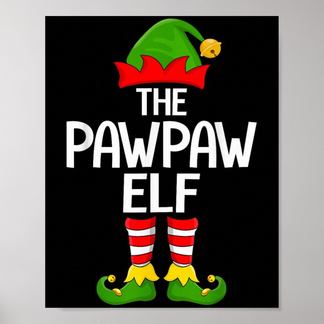 Affiche Pawpaw Elf Xmas Correspondance Famille Elf Squad C (Devant)