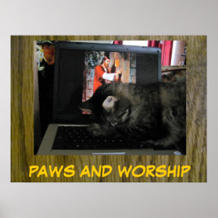 Affiche Paws and worship