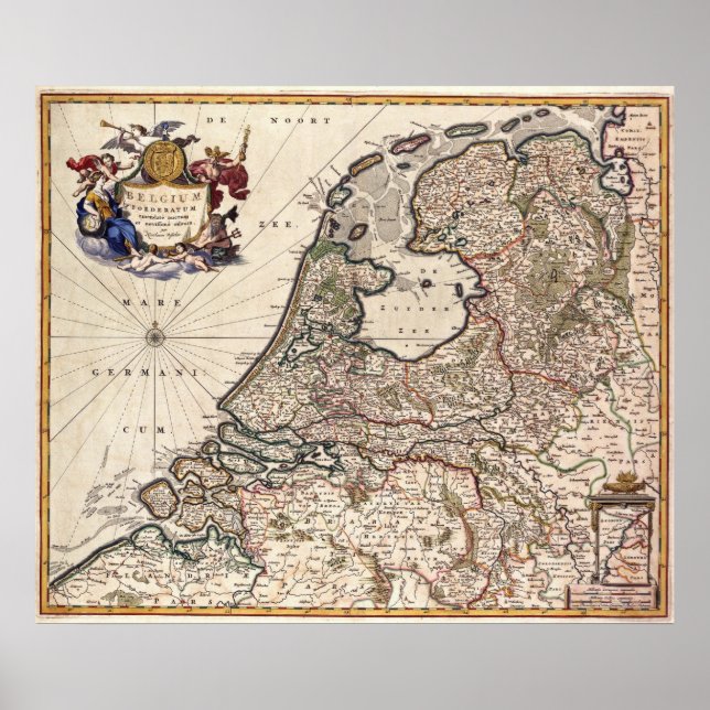 Affiche Pays-Bas uni (Devant)