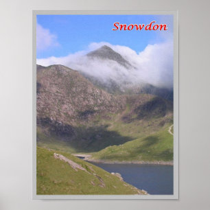 Affiche Pays de Galles - Snowdon