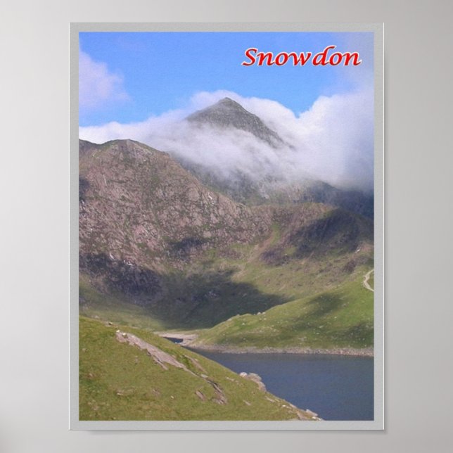 Affiche Pays de Galles - Snowdon (Devant)
