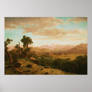 Affiche Pays de la rivière des Vents - Albert Bierstadt