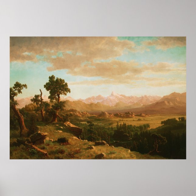 Affiche Pays de la rivière des Vents - Albert Bierstadt (Devant)