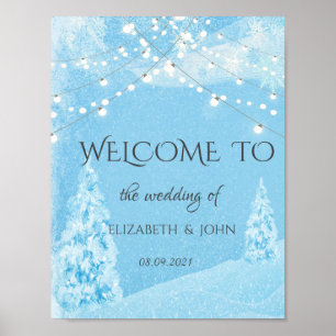 Affiche Pays des merveilles d'hiver, Mariage au pin