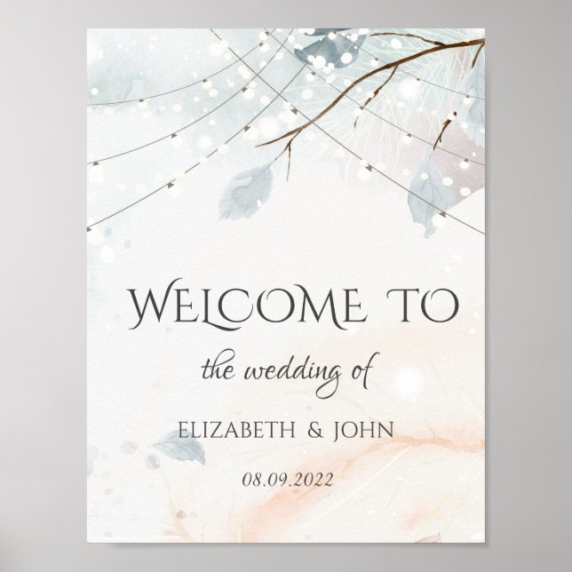 Affiche Pays des merveilles d'hiver, Mariage sur une branc (Devant)