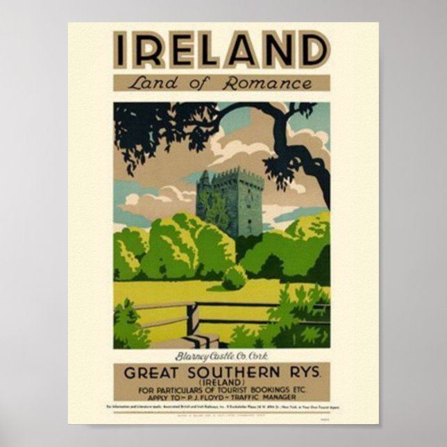 Affiche Pays d'Irlande (Devant)