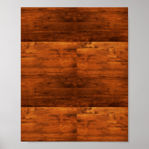 Affiche Pays rustique en bois texturé