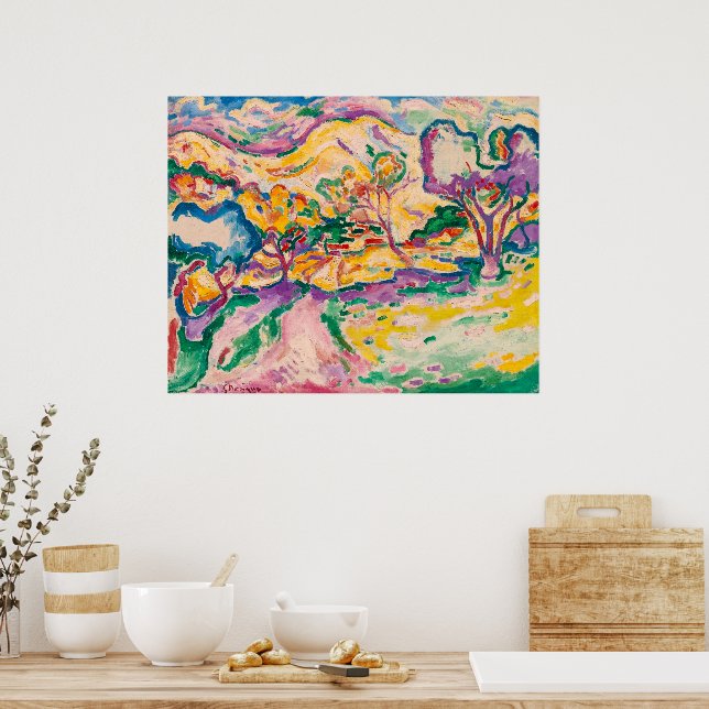 Affiche Paysage à La Ciotat | Georges Braque | (Cuisine)