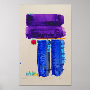 Affiche Paysage abstrait