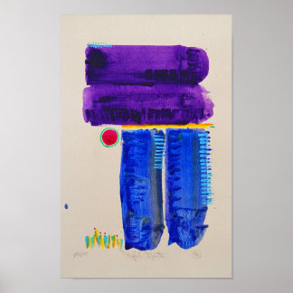 Affiche Paysage Abstrait