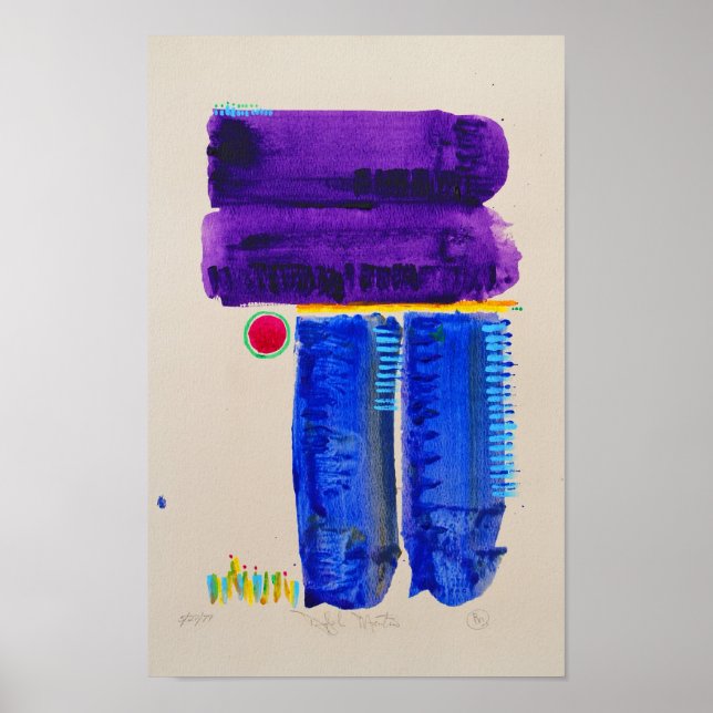 Affiche Paysage Abstrait (Devant)